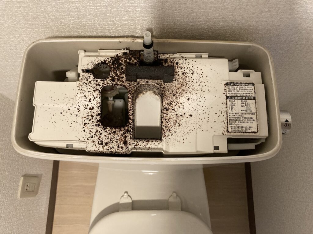 トイレパッキンの水漏れ