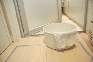 洗面所の床